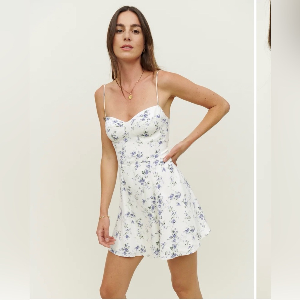 Reformation Saskia Dress Madeline - Size 8